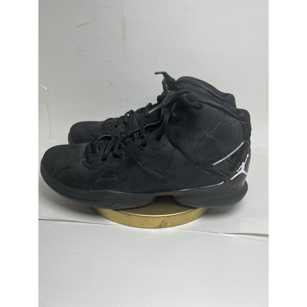 Nike Air Jordan BG Superfly 4 Men's Sz 13 Hologram Black/White Shoes 849364-015